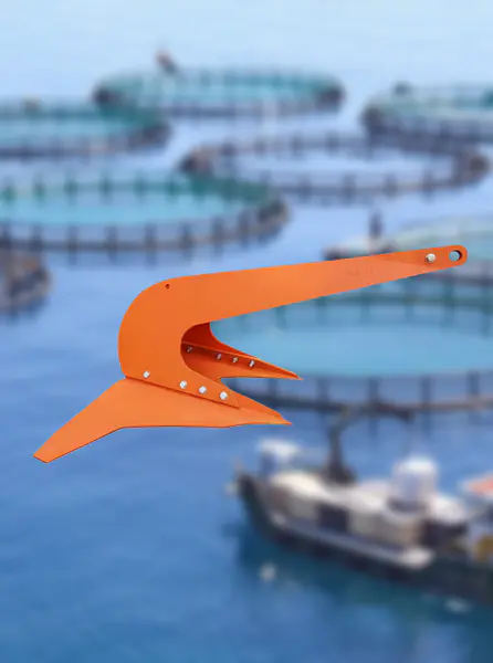 Aquakultur-Anker